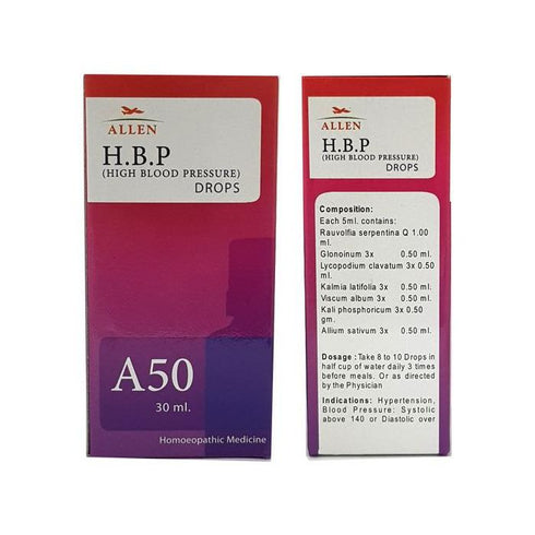 Allen A50 H.B.P High Blood Pressure Drop